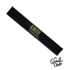 Knob Creek Bourbon Whiskey Rail Drink Bar Spill Mat - Black - Free Shipping