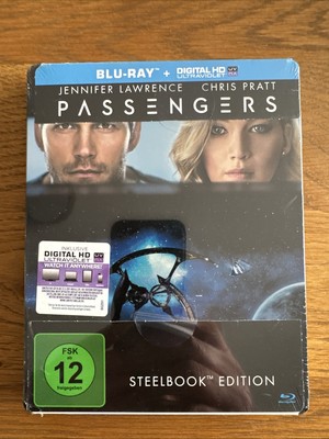 PASSENGERS  -  Steelbook Edition | BLU RAY | Jennifer Lawrence | NEU OVP
