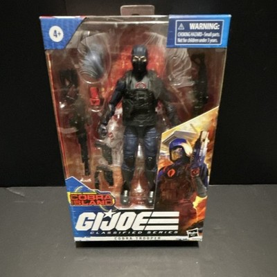 Hasbro G.I. Joe Classified Series Cobra Trooper Action Figure w/ Gun Helmet Bac 