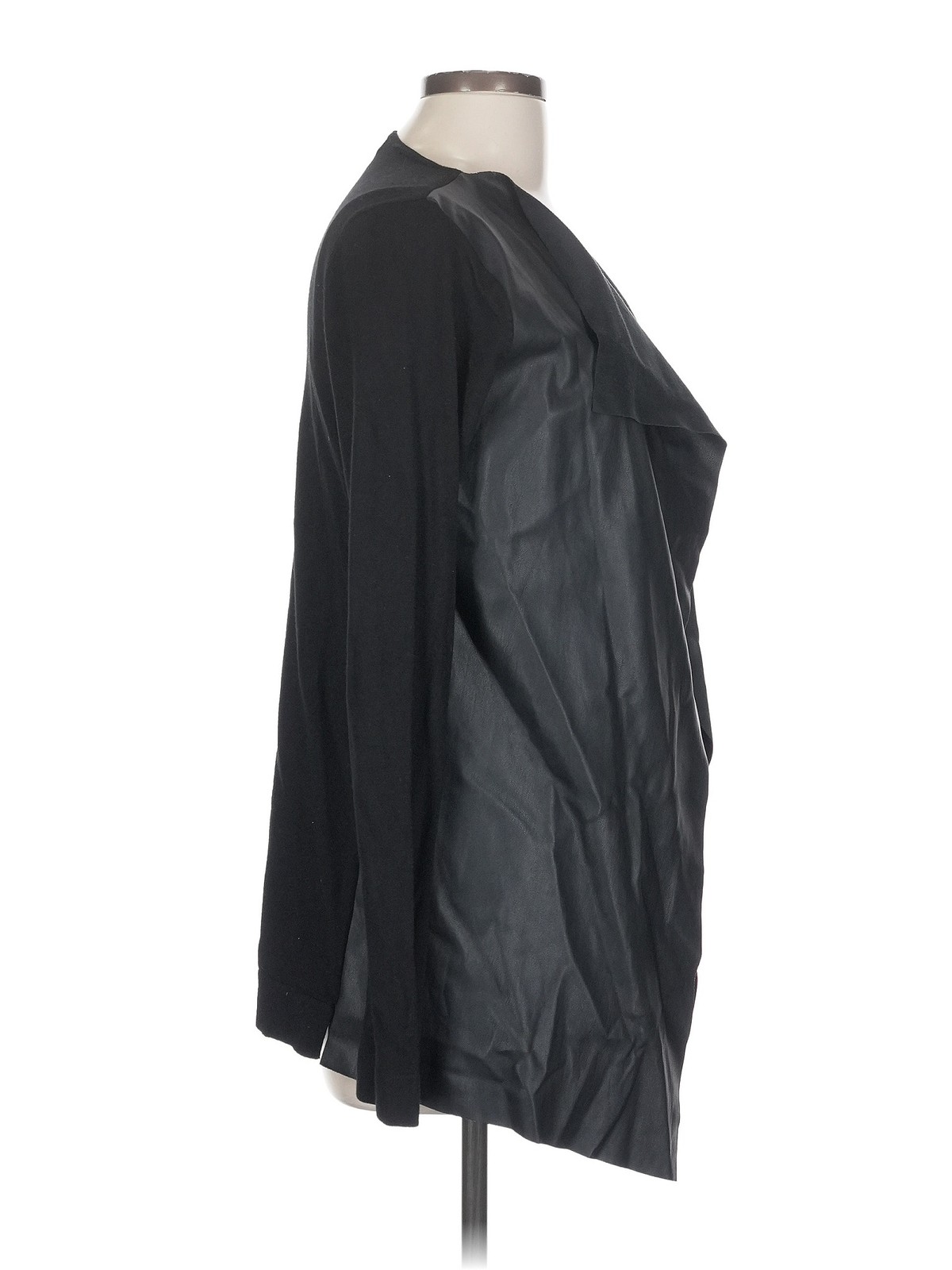 Zara Women Black Cardigan L thumbnail 3