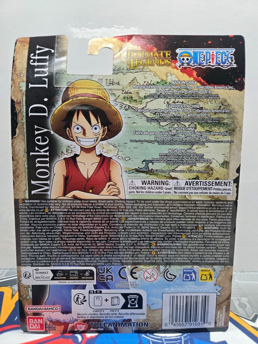 One Piece Ultimate Legends Monkey D Luffy Bandai 2025 Figure