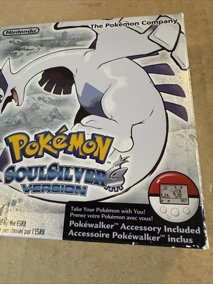 Pokemon Soul Silver Nintendo DS 2010 CIB + Big Box+ Pokewalker Authentic Tested - Image 3 of 4