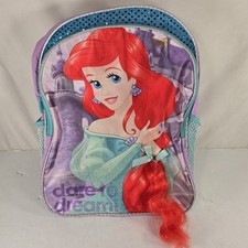 Disney Ariel Backpack The Little Mermaid Child School Travel 16" x 12"
