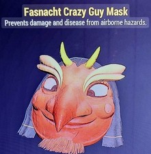 Fallout 76 Fasnacht Crazy Guy Mask XBOX 