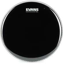 Evans TT12CHR Black Chrome Tom Batter Head - 12"
