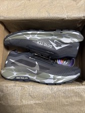 Size UK 9.5 - Nike ReactX Pegasus Trail 5 GTX Trainers Black Green Running Shoes