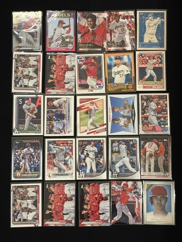 Shohei Ohtani Topps Lot - 25 Cards From 2019-25 Including Bowman & Inserts