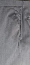 / ZZegna, Ermenegildo Zegna Ink Blue Flat Front Pants 35"Waist x 27.5"Length