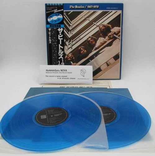 The Beatles 1967-1970 W/Obi Insert Gate Fold Japan BlueVinyl 2LP EAS50023 S1883