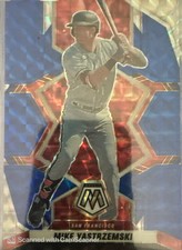2022 Panini Mosaic Blue #75 Mike Yastrzemski #87/99 AWESOME CARD