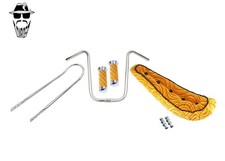 ORIGINAL LOWRIDER U Handlebar Sissy Bar Velour 5-Button Gold Banana Seat/Grips