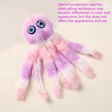 Chew-resistant Washable Fuzzy Pet-safe Vibrant Cute Octopus Stuffed Toy for Cats