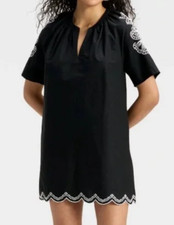 NEW Universal Thread Women's Short Sleeve Eyelet Mini Dress Size Medium