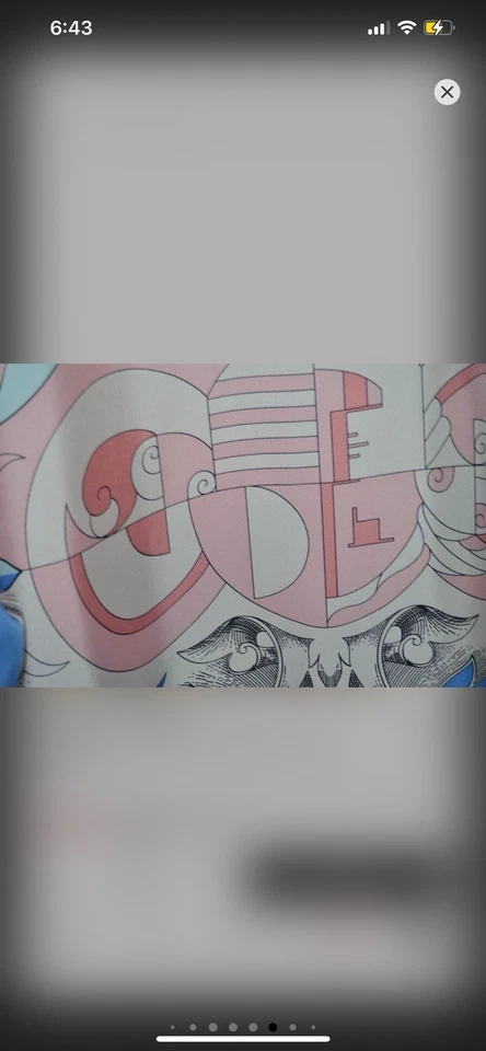 Camisa abotonada con estampado de seda para hombre Gianni Versace talla 54 Foto 3 de 4