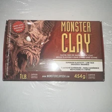 Monster Clay® 1lb. Medium Brown Elastic Clay “FREESHIP ⭐️