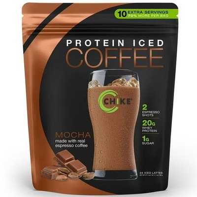 Chike Iced Coffee 20g Whey Protein Powder Mocha 27.1 Oz. EXP 04/10/2028 New