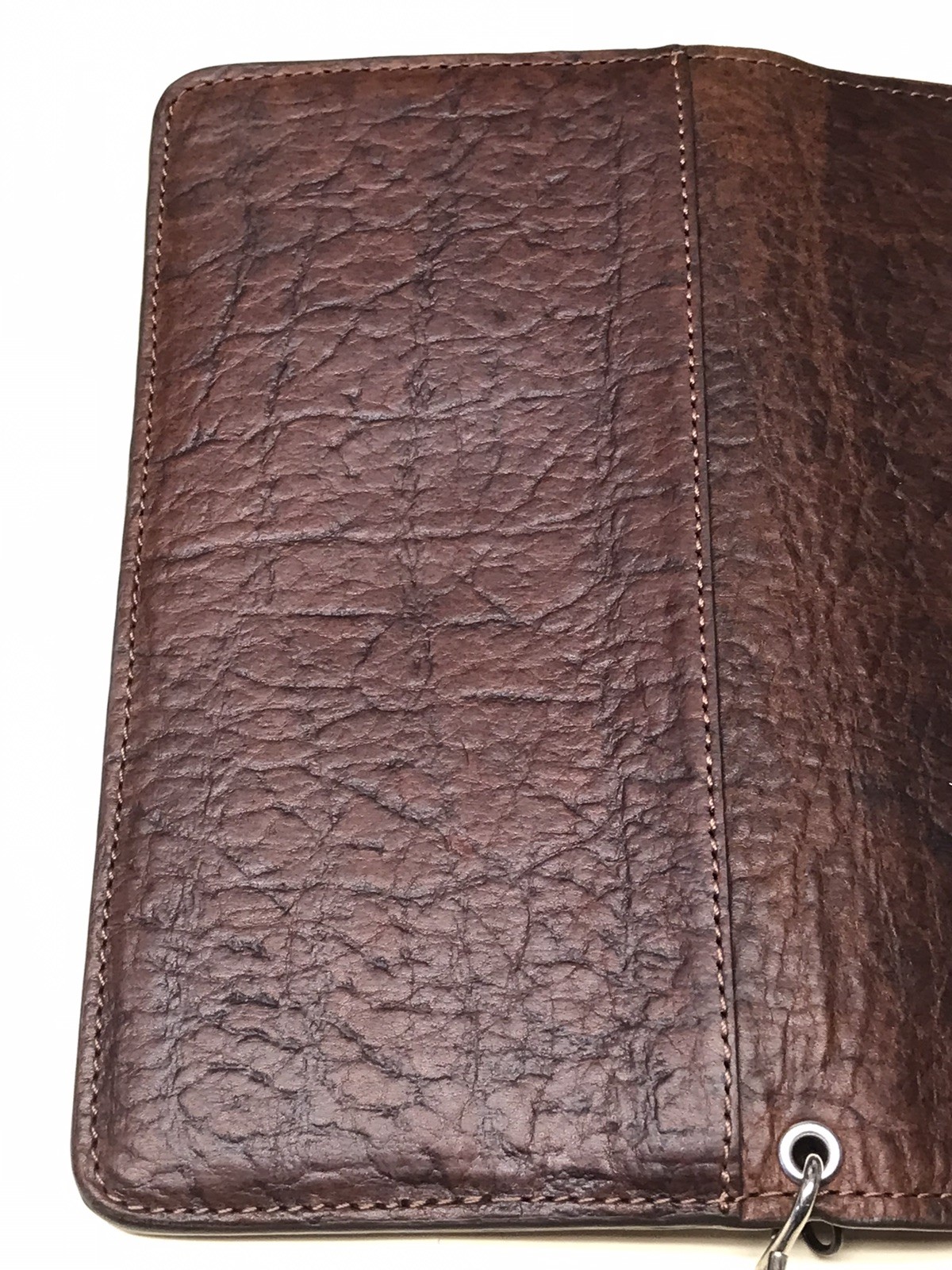 RARE -  7" X 3 1/2" -  DULUTH MEN'S BISON BI-FOLD CHAIN WALLET -  BIKER TRUCKER image 8