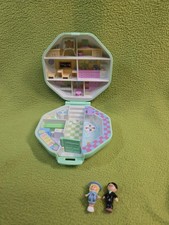 Vtg Polly Pocket School Compact set Bluebird 1990- 2 people