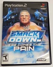 WWE SmackDown! Here Comes the Pain (Sony PlayStation 2, 2003) No Manual Tested