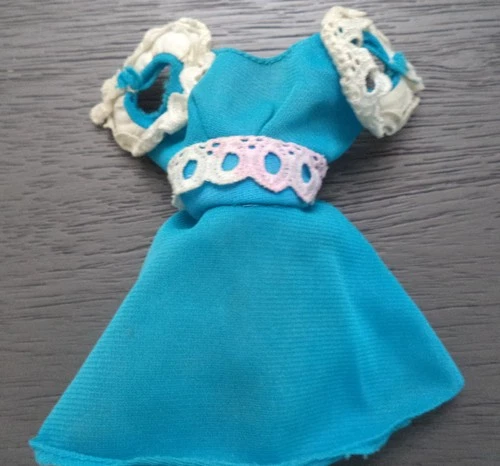 HAIR HAPPENIN'S # 1222 Dress * 1970 Vintage MOD Francie Mattel * Flaws Pls Read