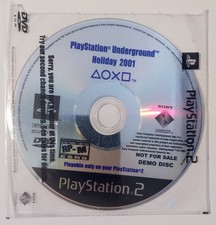 PLAYSTATION UNDERGROUND HOLIDAY 2001 (PlayStation 2, 2001) Demo Disc - Tested