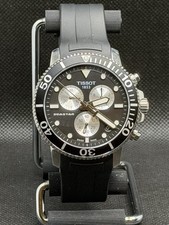 Tissot Seastar 1000 Chronograph T120417A Black Dial Quartz 45mm Rubber Strap