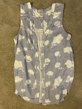 Hatley Women’s Button Down Tank Stop Size S/P