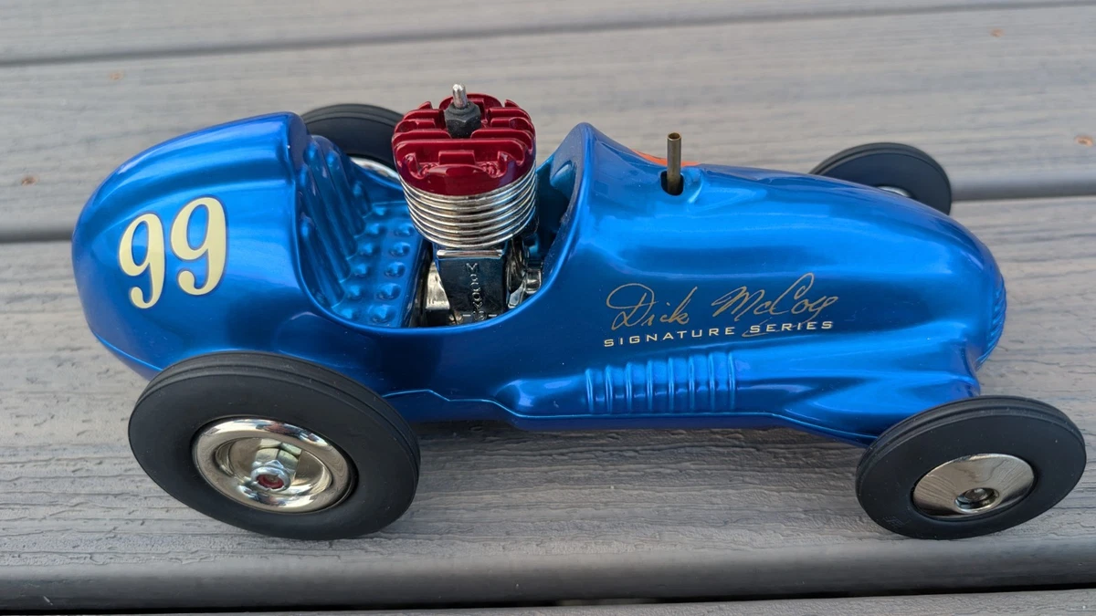 Vintage Nylint McCoy Midget Racer Tether Auto mit Originalkarton und Papieren