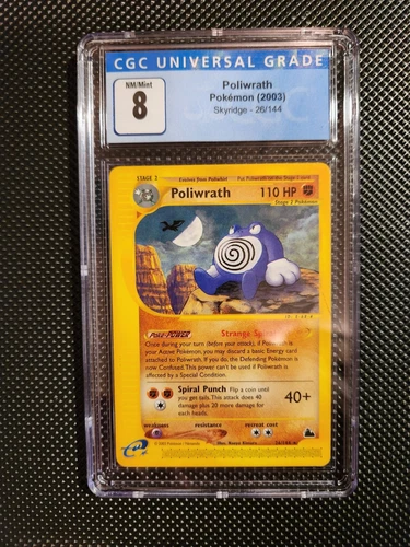 Pokemon - Poliwrath Skyridge 26/144 CGC 8