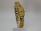 Vintage Timex Classic Women's Gold Rectangle Dress Petite Watch Manual