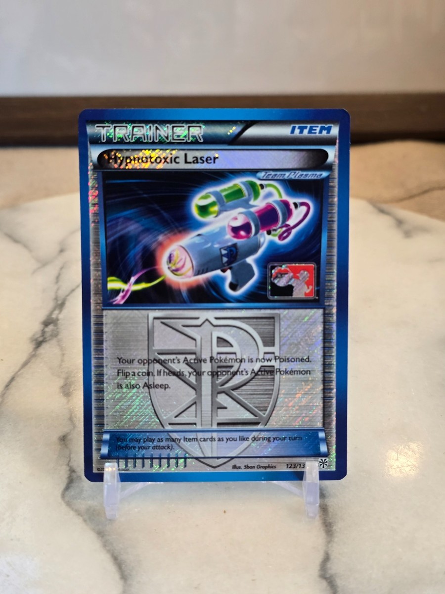 Pokemon TCG Hypnotoxic Laser (Team Plasma)123/135 League & Championship  Cards HP