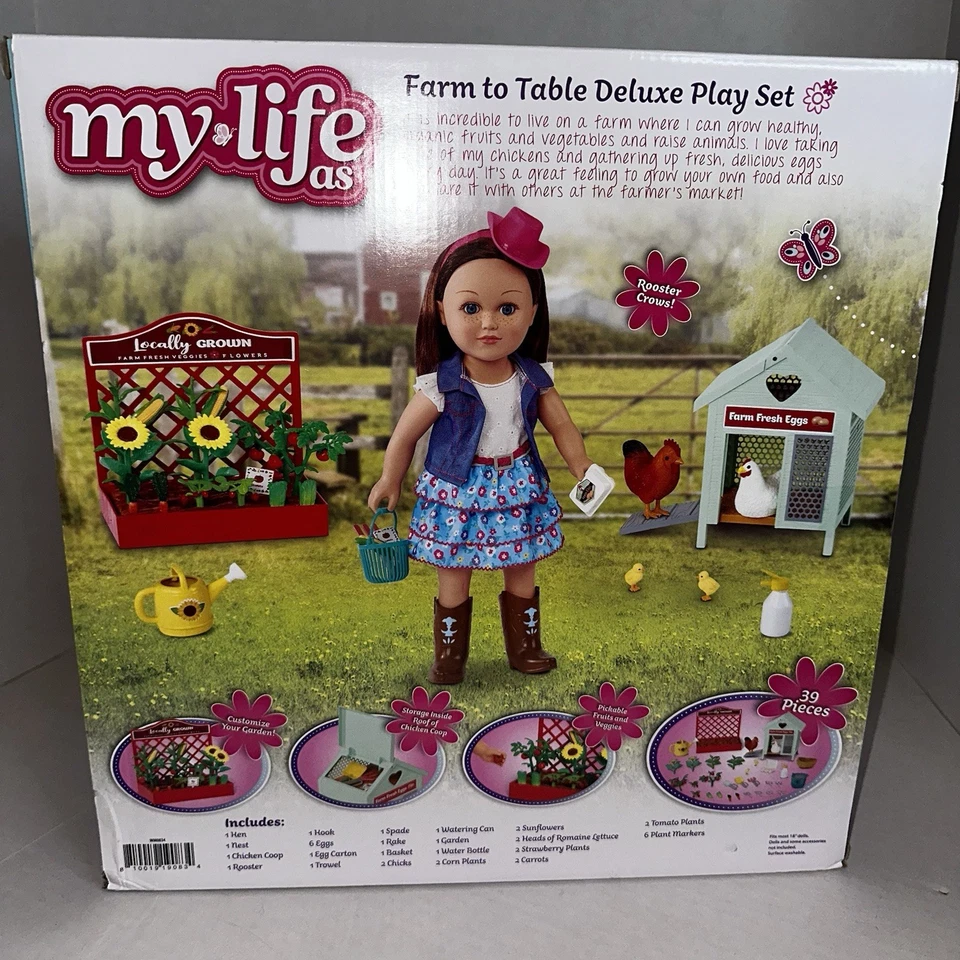 My Life As Farm to Table Juego de Lujo para Muñecas de 18" Nuevo Foto 2 de 4