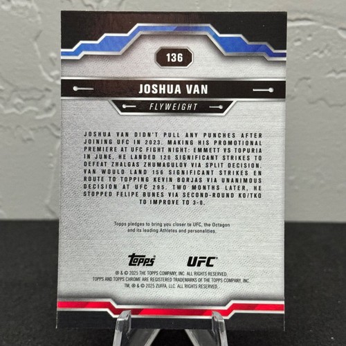 2025 Topps Chrome UFC Base 1 - 200 - COMPLETE YOUR SET - Picture 273 of 401