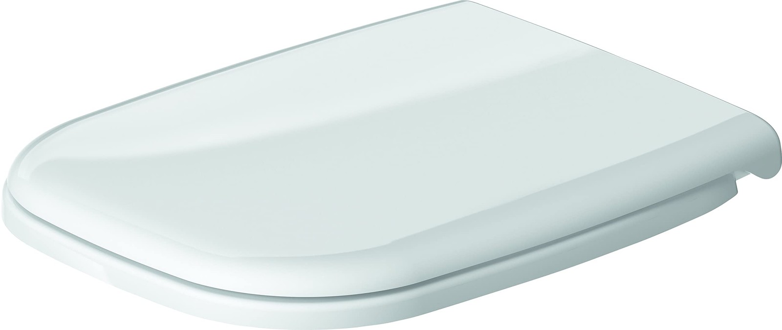 Abattant WC D-Code blanc en Uréa-Duroplast résistant pour cuvette standard de toilette