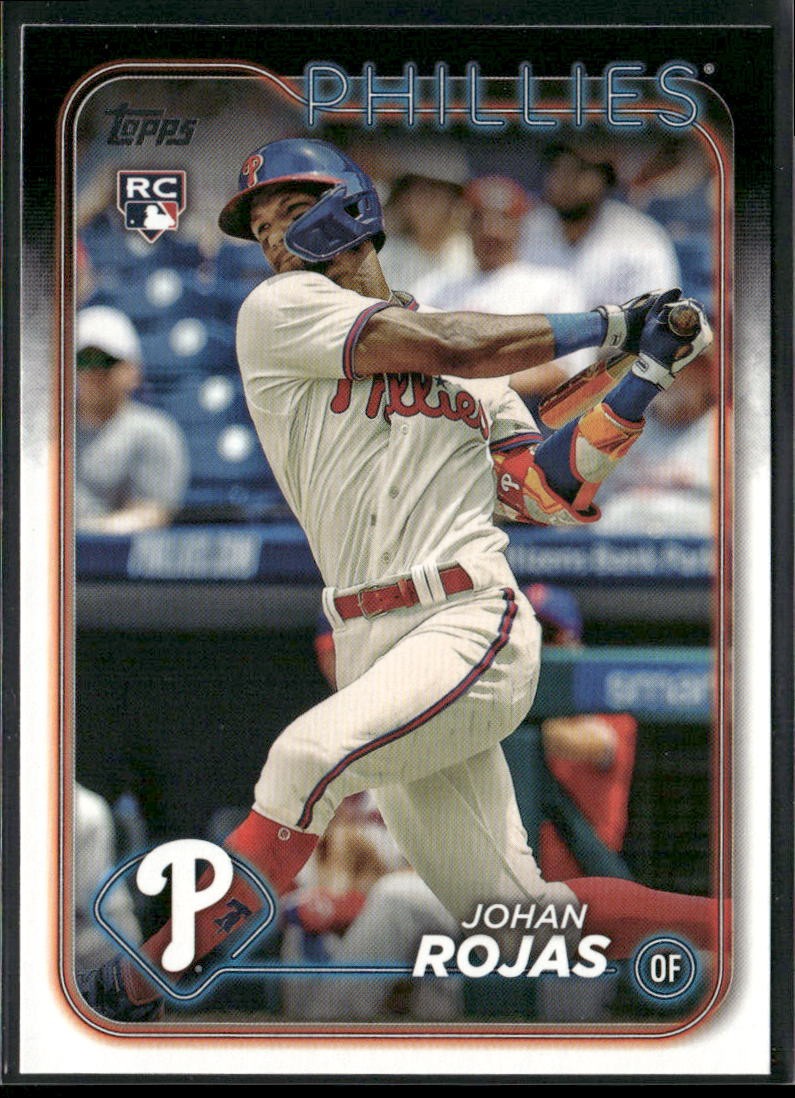 2024 Topps #209 Johan Rojas Rookie A705 Philadelphia Phillies