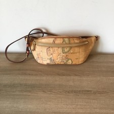 Alviero Martini 1A Classe Belt Bag in Iconic Geo Classic Map Print Leather Trim