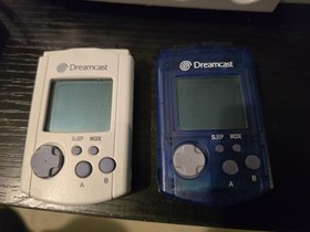 Sega Dreamcast Console HKT-3020 BUNDLE w Controller And 2 VMU Tested Working