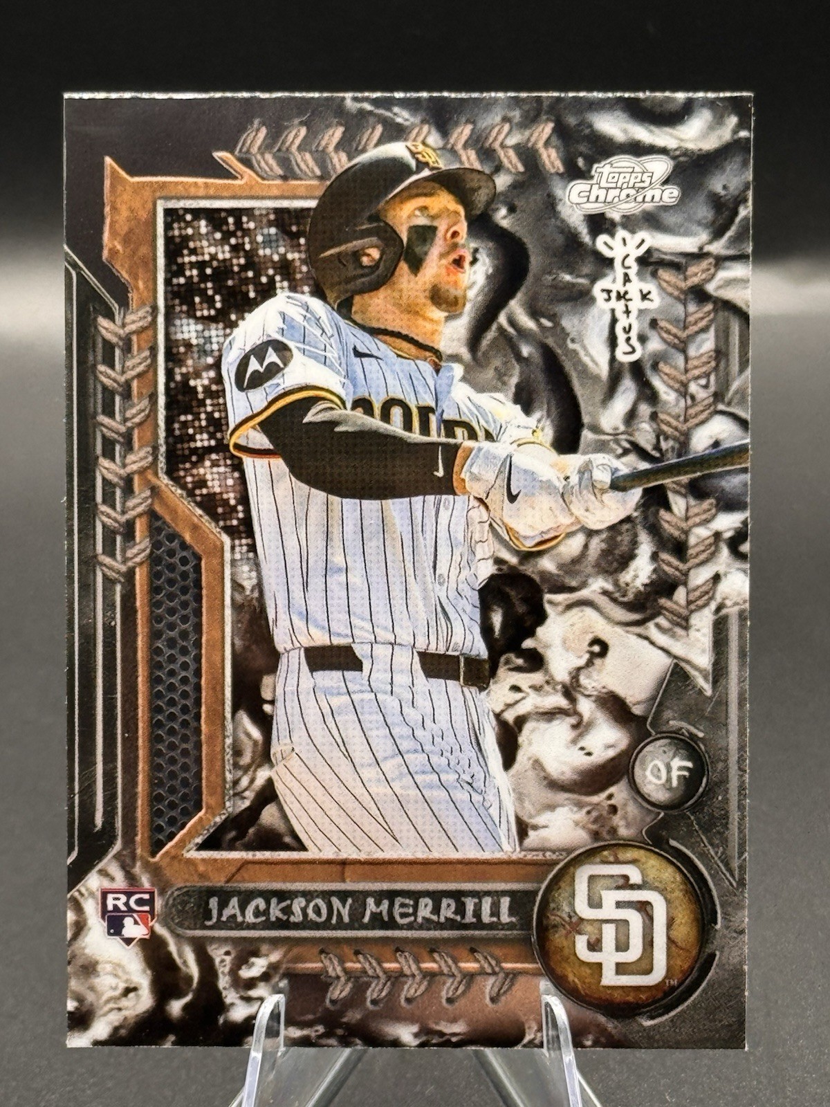 2024 TOPPS CHROME X CACTUS JACK #19 JACKSON MERRILL RC PADRES🌵