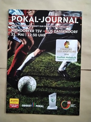 Programm ODDSET-Pokal Finale 2018 Niendorfer TSV-TuS Dassendorf 