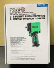 MATCO MT2748 3/8" Drive Stubby Air Impact Wrench Green Pneumatic Tool