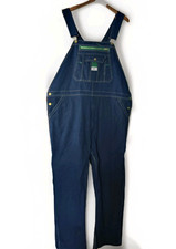 Vtg Liberty Overalls Men 44X28 Blue Denim Bib Carpenter Workwear Utility Jean 30