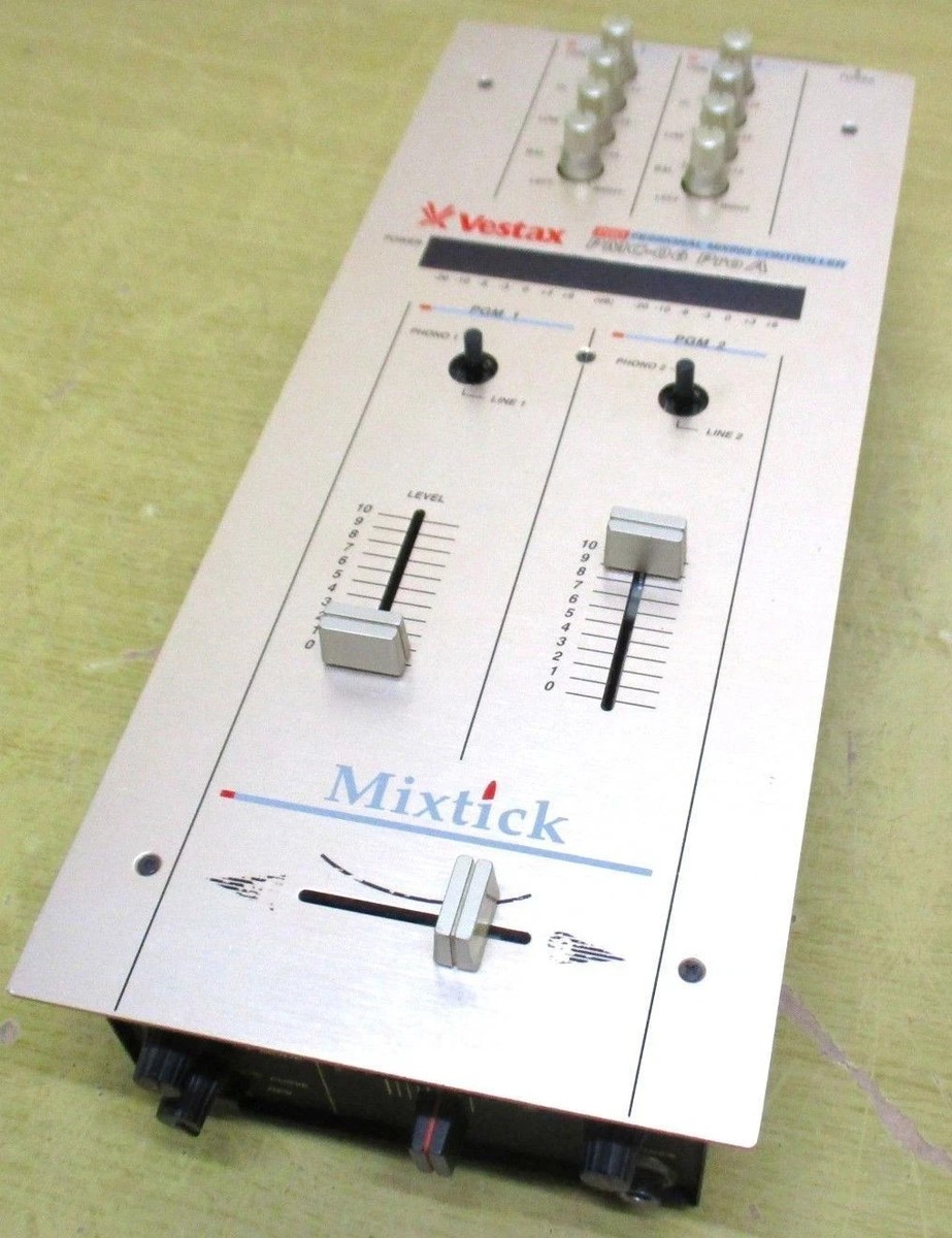 Vestax Pmc-06 Pro a 25th Anniversary Black 2 Channel DJ Scratch 