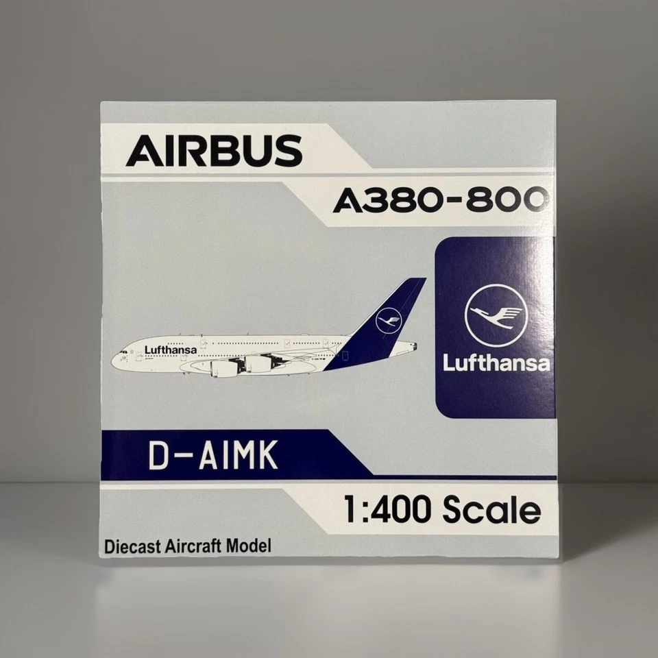 Neu Aviation400 Lufthansa Airbus A380-800 D-AIMK New Livery 1:400 #WB4035