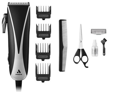 Andis Ultra Clip Hair Clippers, 10 Piece Home Barber And Beard Cutting Clipper