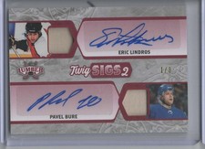 2022 Leaf Lumber Twig Sigs 2  #1/3 Eric Lindros Pavel Bure Auto #TS2-8