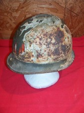 WWII M1 Helmet US Army Combat GI WW2 Infantry Vietnam Korean Korea War Steel Pot on The Hot Collector