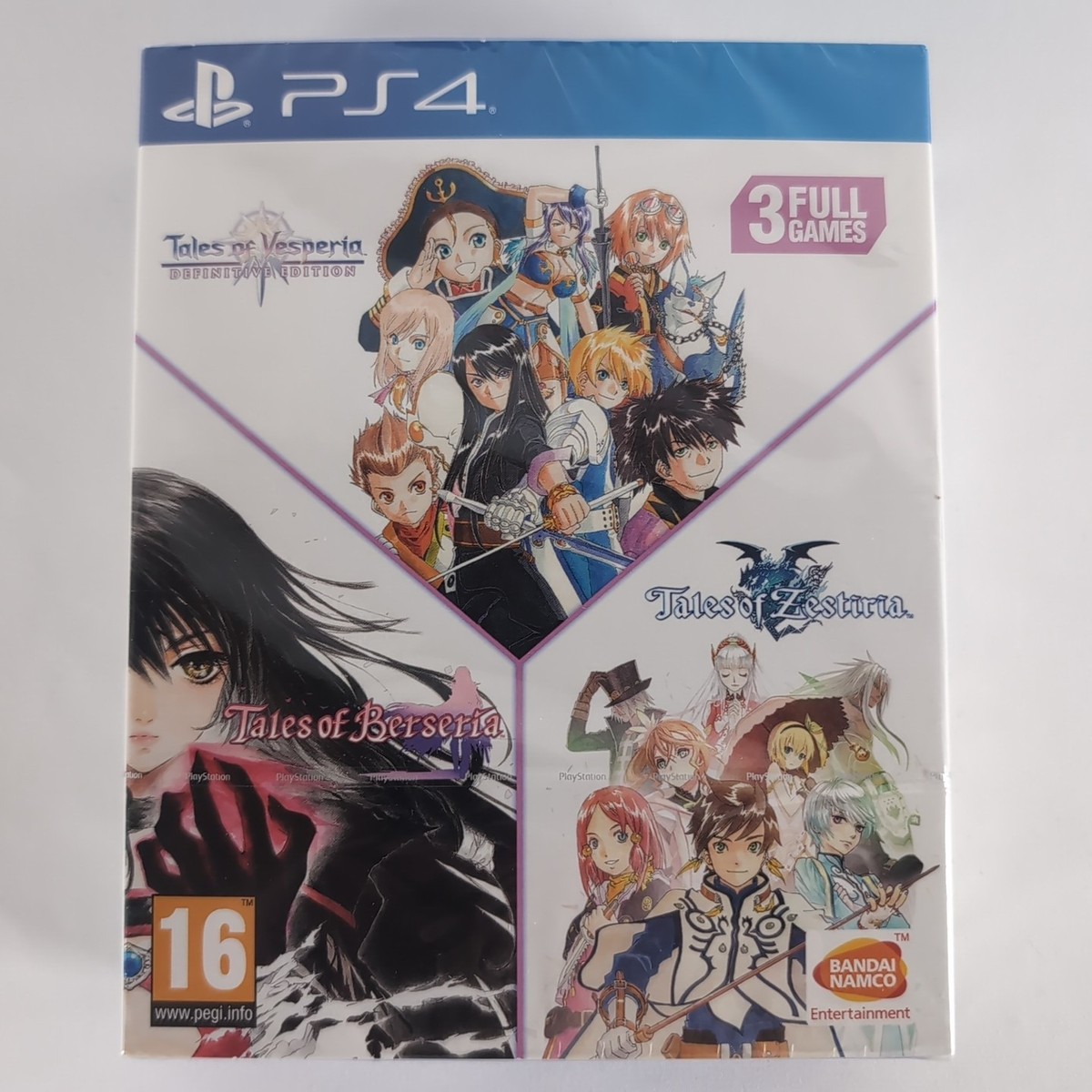Tales of 3-Pack for PS4, Brand New, Sealed Includes Vesperia