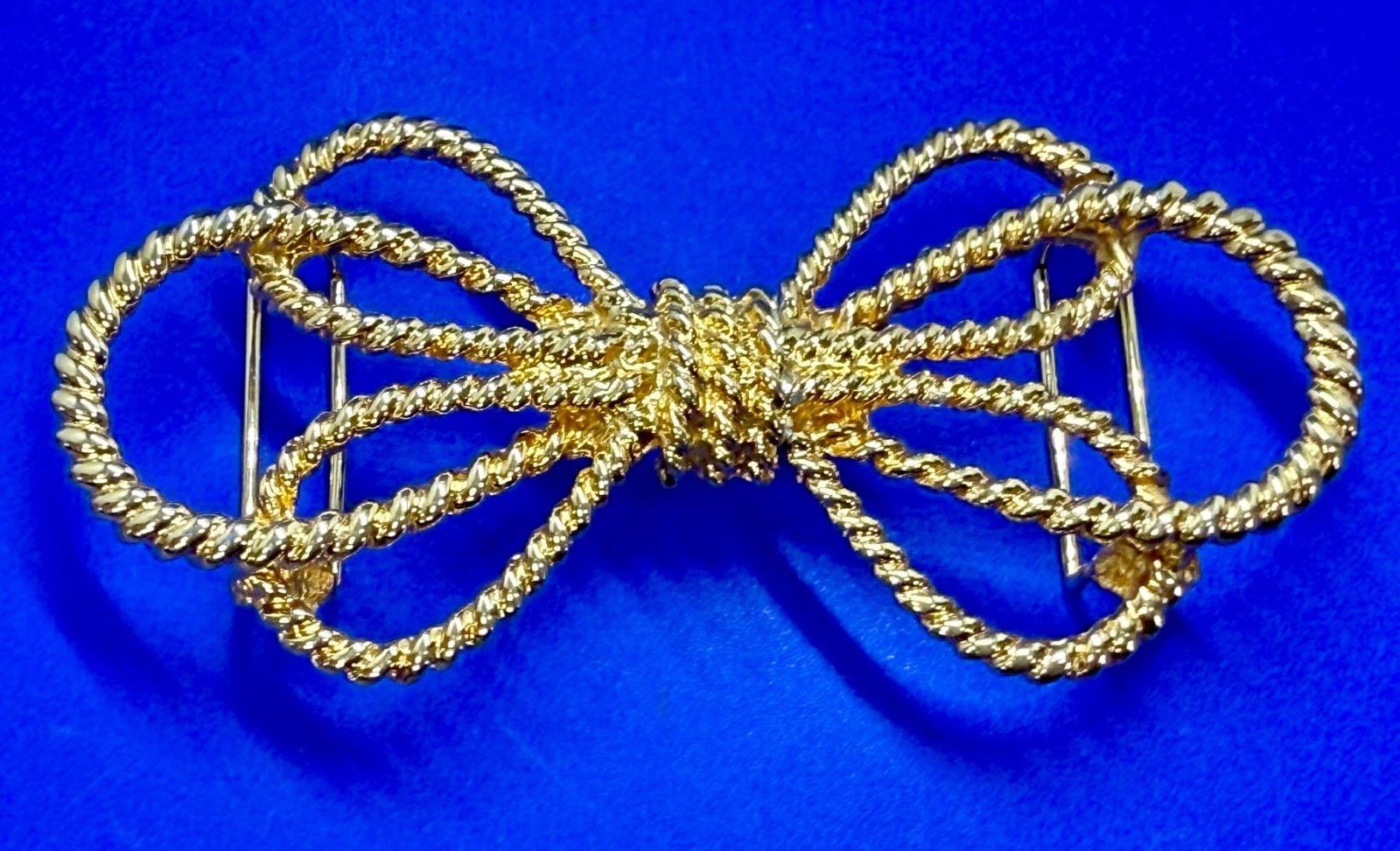 Knotted Bow Tie Dotty Smith Interlocking Two Piec… - image 1