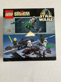 vintage LEGO Star Wars 7128 SPEEDER BIKES Complete 1999 Endor Luke minifigure