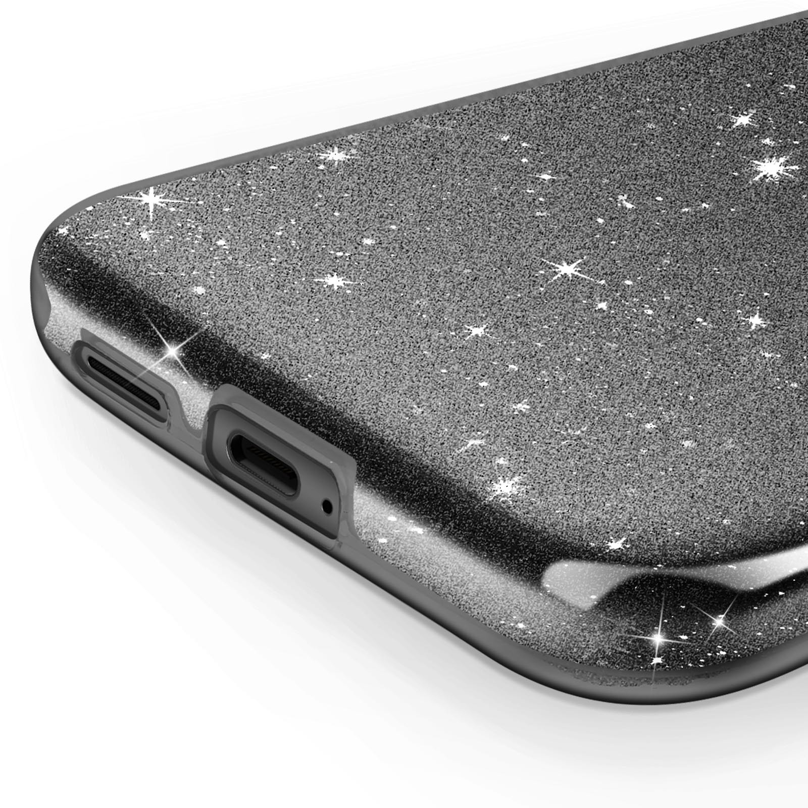 Coque silicone paillettes Galaxy S25 Plus idéale pour sublimer vos soirées